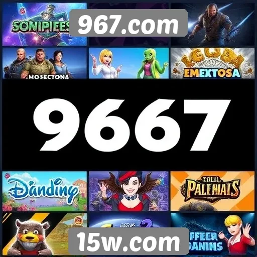 Análise do portfólio de jogos do site 967.com